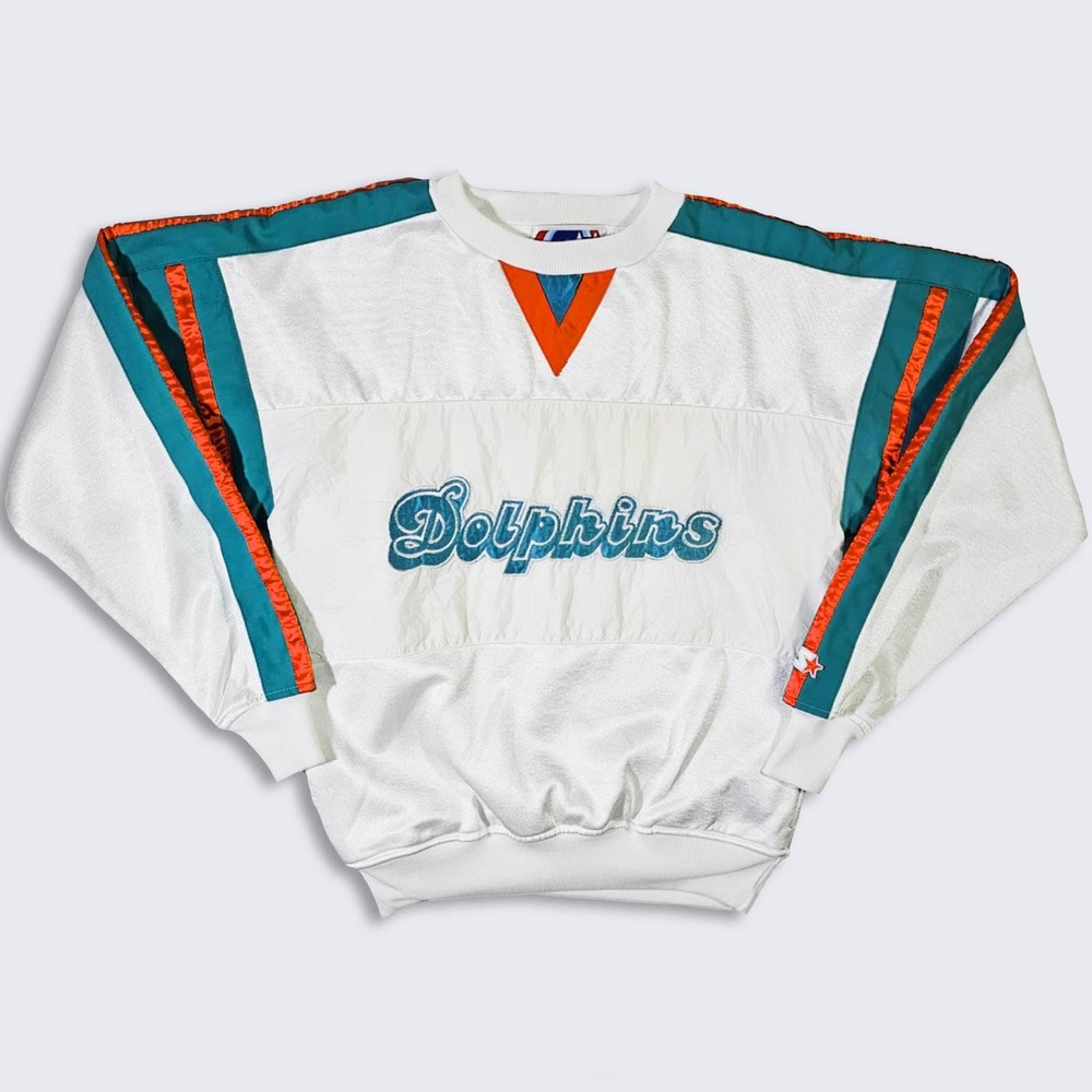 Miami Dolphins Vintage 80s Starter Crewneck Sweatshirt